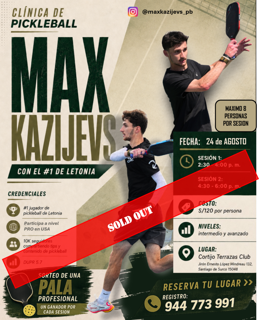 Clinica con Max Kazijevs – #1 de Letonia flyer
